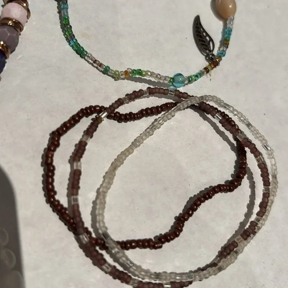 Multicolor Beaded Bracelet Stack - Picture 11 of 11